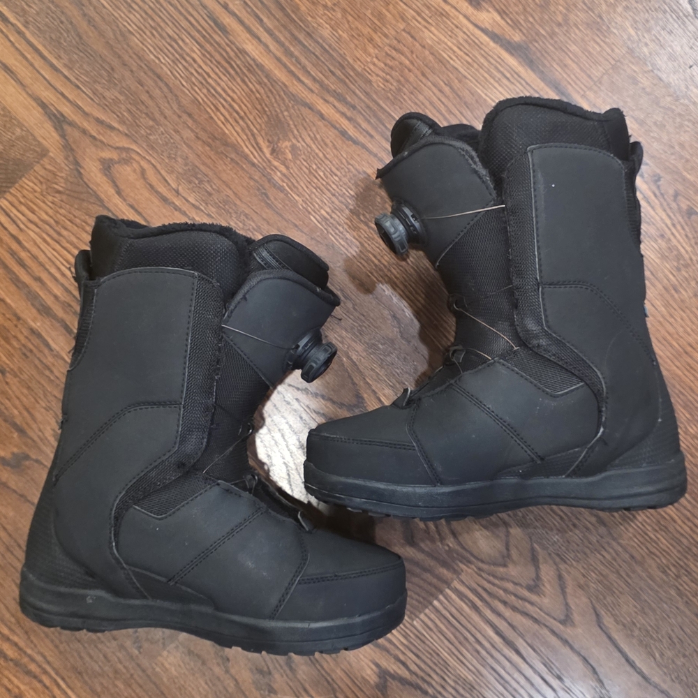 Black Women's K2 Contour Snowboard Boots Size 8.5